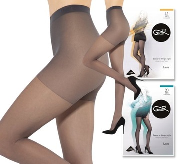 Rajstopy lycra Gatta Laura 15/20 den 3-M fumo