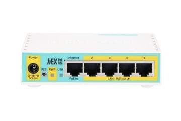 Router MikroTik hEX PoE lite RB750UPr2 4xPoE