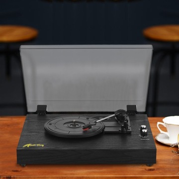 Retro Record Player with BT Function 33/45/78RPM