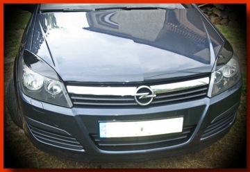 Брови OPEL ASTRA H, ASTRA 3 / ABS / ЧЕРНЫЕ БРОВИ