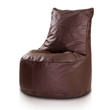 Wygodny Fotel Seat L Ekoskóra Dolaro E13 c.brąz
