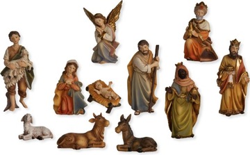 CUDOWNE Figurki do Szopki 11-części 9cm kolorowe