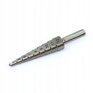 WIERTŁO STOŻKOWE STOPNIOWE KOBALTOWE 4-12 mm INOX