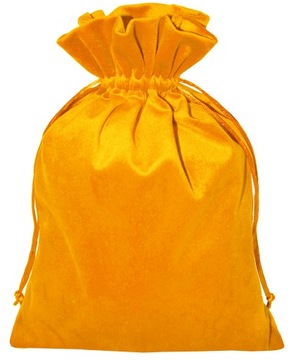 Бархатная СУМКА для духов, 17х24 см, КРАСНАЯ