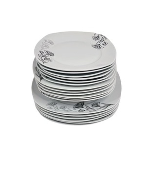 СЕРВИСНЫЙ ОБЕДЕННЫЙ НАБОР ФИОЛЕТОВЫЙ - 18 ПРЕДМЕТОВ, МОДЕЛЬ VC225T