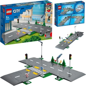 LEGO City 60304 Płyty drogowe 112 el. Prezent