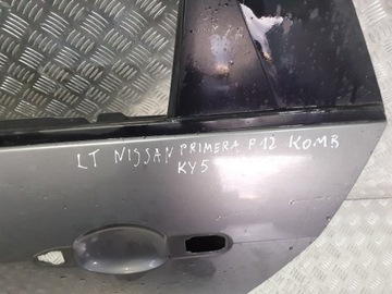 DVEŘE LEVÝ ZADNÍ NISSAN PRIME P12 KY5 KOMBI