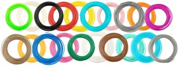 НИТЬ ДЛЯ 3D ШАРИКОВОЙ РУЧКИ 20 цветов PLA 200м