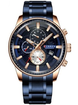 ZEGAREK MĘSKI CURREN 8362 (zc017e) - CHRONOGRAF