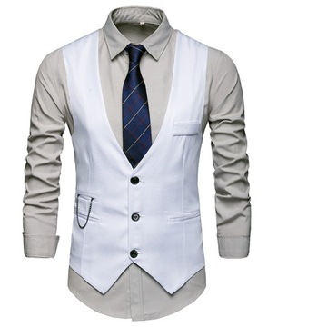 2022 New Arrival Dress Vests For Men Slim Fit Mens