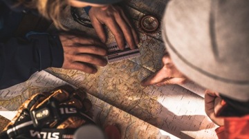 Компас карты поля Сильва (37501). Оригинал.