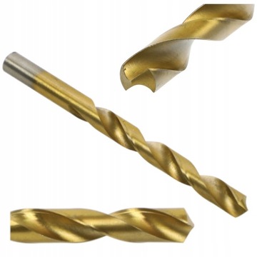 WIERTŁO DO METALU TYTANOWE HSS-TIN 6,2mm TYTAN