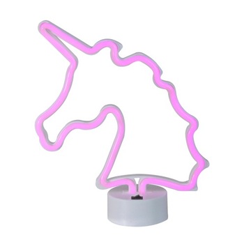 3D LED NEON UNICORN Ночник Единорог USB
