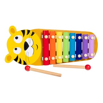 МУЗЫКАЛЬНАЯ ИГРУШКА ДЕРЕВЯННЫЙ ТИГР КАЛМЕР СМАЙЛИ