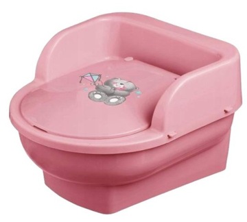 Maltex Nocnik Tron Misiu różowy