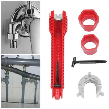 8 w 1 Flume Wrench narzędzie do naprawy klucza hydraulicznego