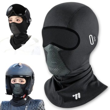 KOMINIARKA TERMOAKTYWNA ROWEROWA MOTOCYKLOWA SPORTOWA OCIEPLANA POD KASK UV