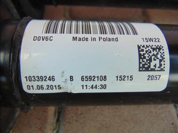 КАРДАННЫЙ ПРИВОДНОЙ ВАЛ VOLVO XC90 II XC 90 P31437119