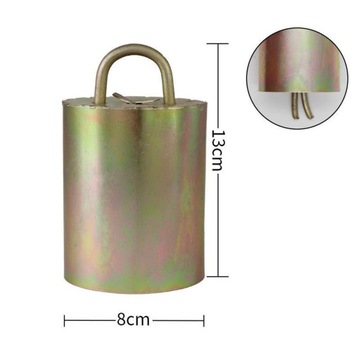Прозрачный громкий колокольчик для выпаса, подвеска-колокольчик премиум-класса, колокольчик для коров, XXL