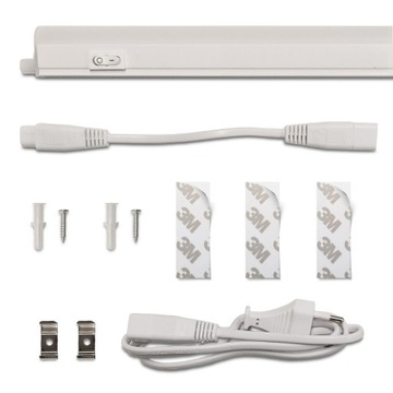 Listwa LED MEBLOWA pod szafkę 14W 120cm + Kabel