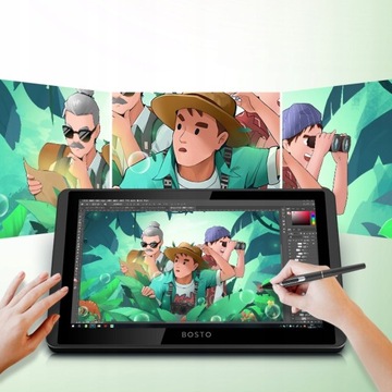 Tablet graficzny BOSTO 12HD-A LCD z piórem 8192 st