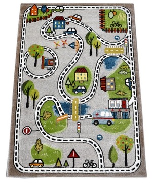 Dywan dziecięcy Smart Kids uliczki ulice 120x180