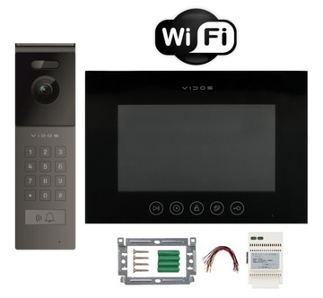WIDEODOMOFON WiFi M11B-X + S12D VIDOS X APLIKACJA