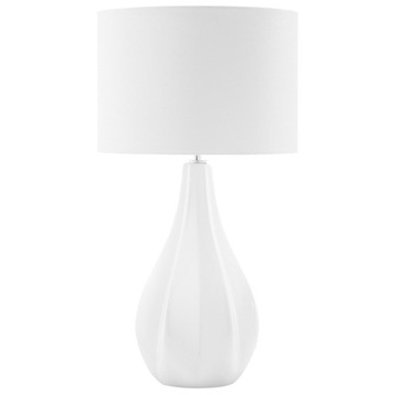 Lampka Nocna Porcelanowa Jasnobeżowa Santee Lumark