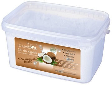 HIPOALERGICZNA SÓL DO KĄPIELI 3KG KOLAGEN KOKOS