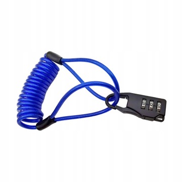 motocykl Wire Code Lock zamek do kasku