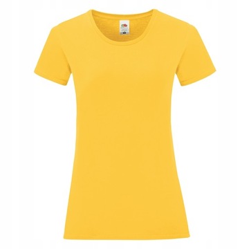 KOSZULKA DAMSKA T-SHIRT FRUIT OF LOOM ICONIC XL