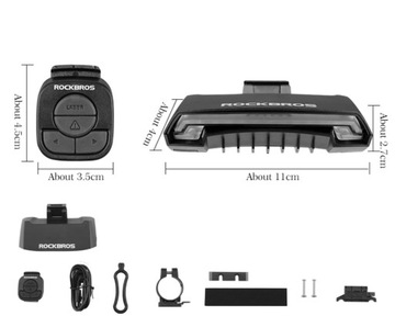Задний фонарь с лазерными поворотниками STOP USB под седлом ROCKBROS LKWDR1