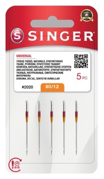 Igły SINGER M2020 80/12 blister 5 szt.