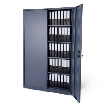 Металлический офисный шкаф для документов, Шкаф для мастерской для гаража, запираемый для папок