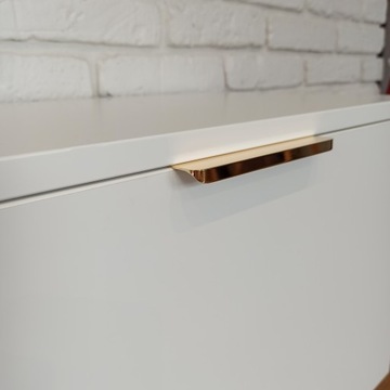 МЕБЕЛЬНАЯ РУЧКА LEO ОВАЛ 128/148MM ЗОЛОТОЙ БЛЕСК