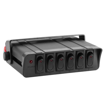 12 В постоянного тока, 80 А, 6-позиционный кулисный переключатель, 3 контакта, 3B