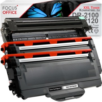 Sada Bubenů DR2100 2x Toner Pro Brother TN-2120 HL-2140 DCP-7030 DCP-7040
