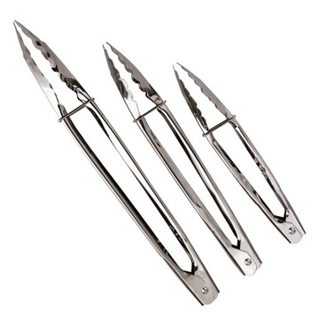 Универсальные стальные кухонные щипцы для салата-гриля