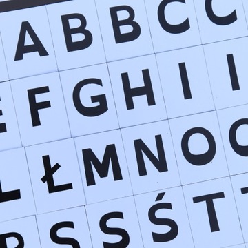 Literki Magnetyczne dla dyslektyków MagWords