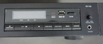 Monacor CD-156 | Odtwarzacz CD/MP3 audio stereo z interfejsem USB