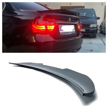 Spoiler Lotka Klapy BMW E90 PSM Style Czarny Połysk