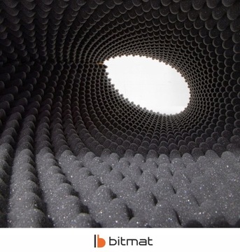 КОВрик АКУСТИЧЕСКИЙ КОВрик Волна 3см ГУБКА С КЛЕЕМ 2 м2 для стены в комнате