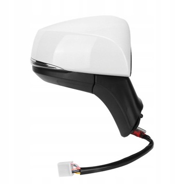 Супербелое боковое зеркало с подогревом и