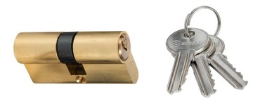 ZESTAW DO FURTKI BRAMY BRAM KLAMKA GRAFIT 90 WKŁAD ZAMEK 90/22 KASETA 90/40