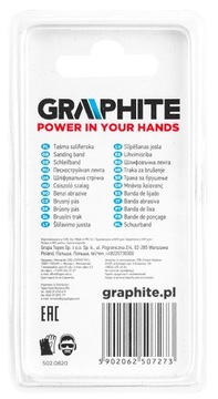 Лента шлифовальная 12,7 мм, 10 шт. Графит