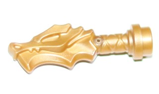 LEGO Pearl Gold Dragon Head Rękojeść 36017 1szt