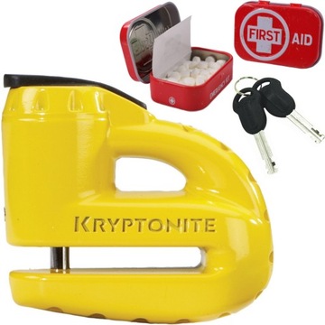 Kryptonite Keeper 5-S2 Blokada tarczy yellow