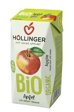 HOLLINGER NEKTAR JABŁKOWY BEZ DODATKU CUKRÓW EKOLOGICZNY BIO 200ml