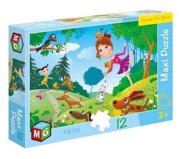 Puzzle MAXI Pieski