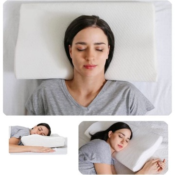 ORTOPEDYCZNA PODUSZKA PODUSZKA POD GŁOWĘ ERGONOMICZNA PODUSZKA Z PIANKI